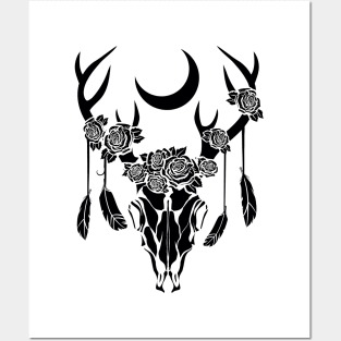 Deer Skull Posters and Art